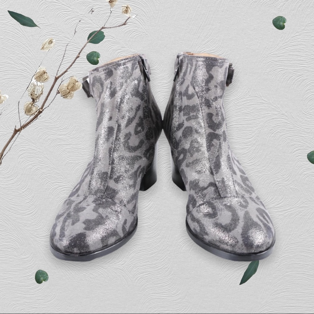 COPY - Thakoon Addition Leopard Print Leather Ankle Boots